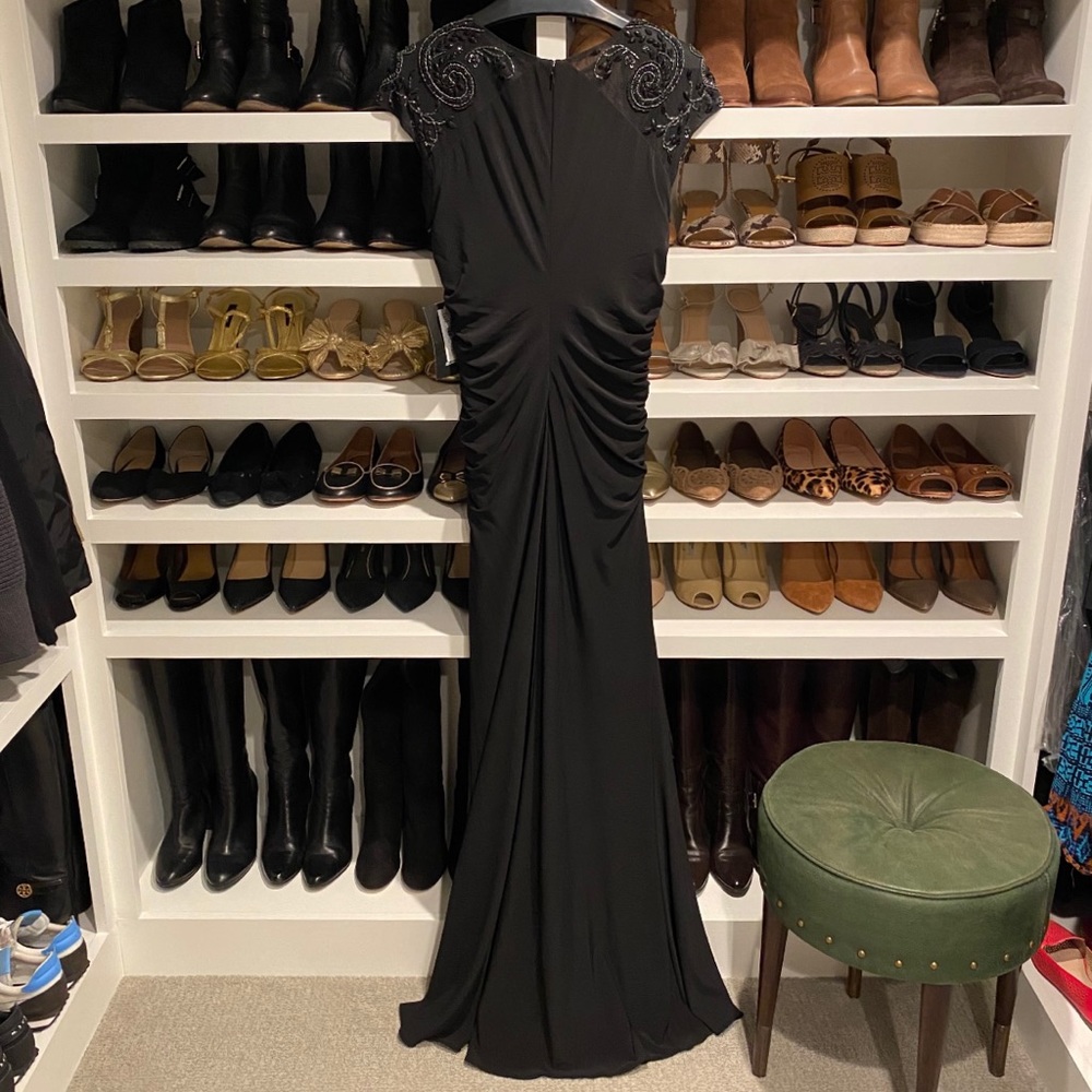 NWT JS Boutique Beaded Evening Gown - Picture 15 of 17